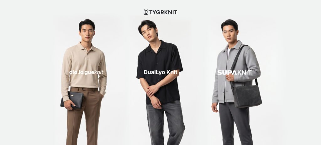 Supaknit vs Lyocell Knit vs Dialog Knit - Bahan Knit Premium TYGRKNIT