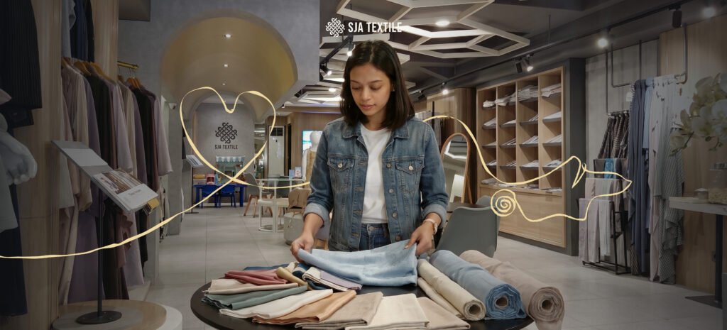 Tips memilih kain untuk brand fashion pemula - SJA Textile Toko Kain