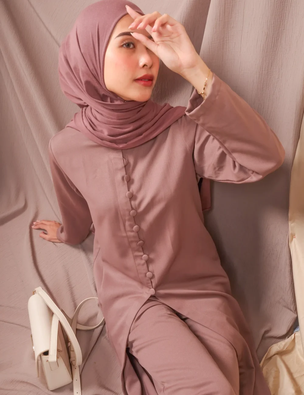 SJA Textile Toko Kain Terbaik di Bandung - Modestly Chic - Modest Wear - Qin 13