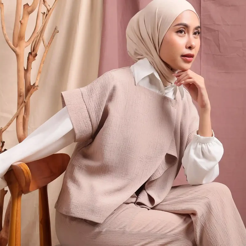 SJA Textile Toko Kain Terbaik di Bandung - Modestly Chic - Modest Wear - Qin 6