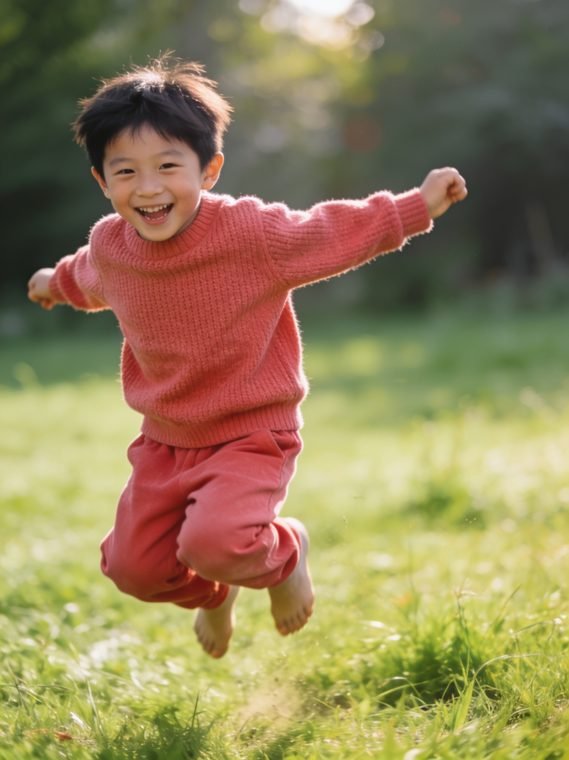 Bahan baju anak Bianca Knit, Teman Main yang Nggak Bisa Diam — Teman Main SJA Textile